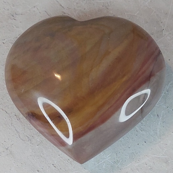 Polychrome Jasper Heart | Joy • Grounding • Creative Flow - Picture 4 of 5